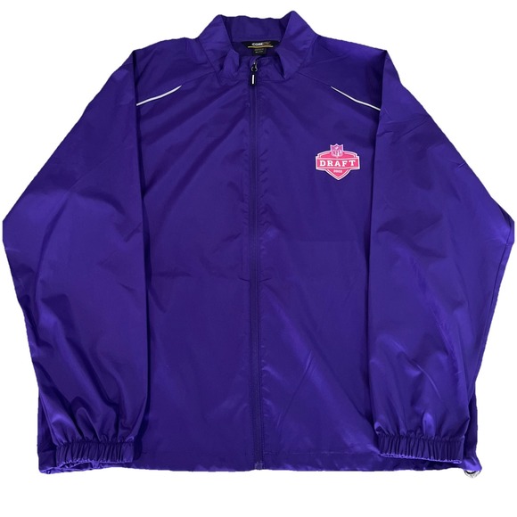 Core 365 Lightweight 2022 NFL Draft‎ Purple Windbreaker Unisex XL - Picture 1 of 10